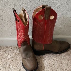 Leather Cowgirl Boots